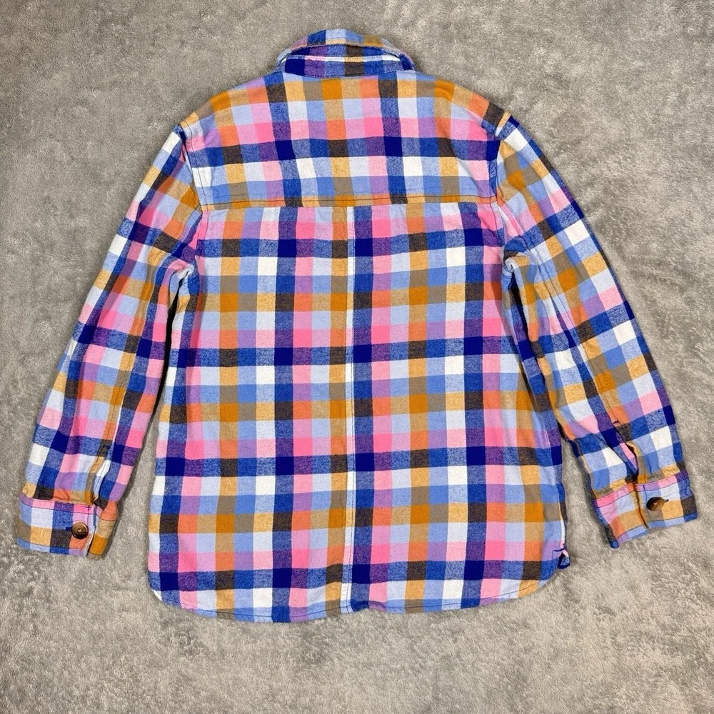 The‎ Abouts Plaid Button Up Shirt Kids Medium 10 12 Multicolor Long Sleeve